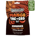 Mango Gummies, THC + CBD, 200mg