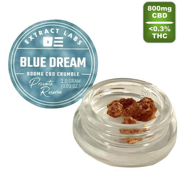 Extract Labs - Blue Dream Crumble - 1 Gram CBD + THC (2)