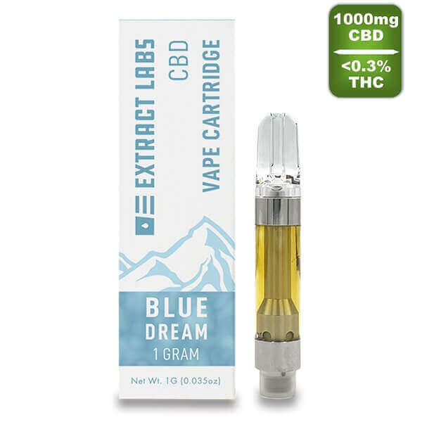 Extract Labs - Blue Dream Vape cartridge CBD + THC (2)