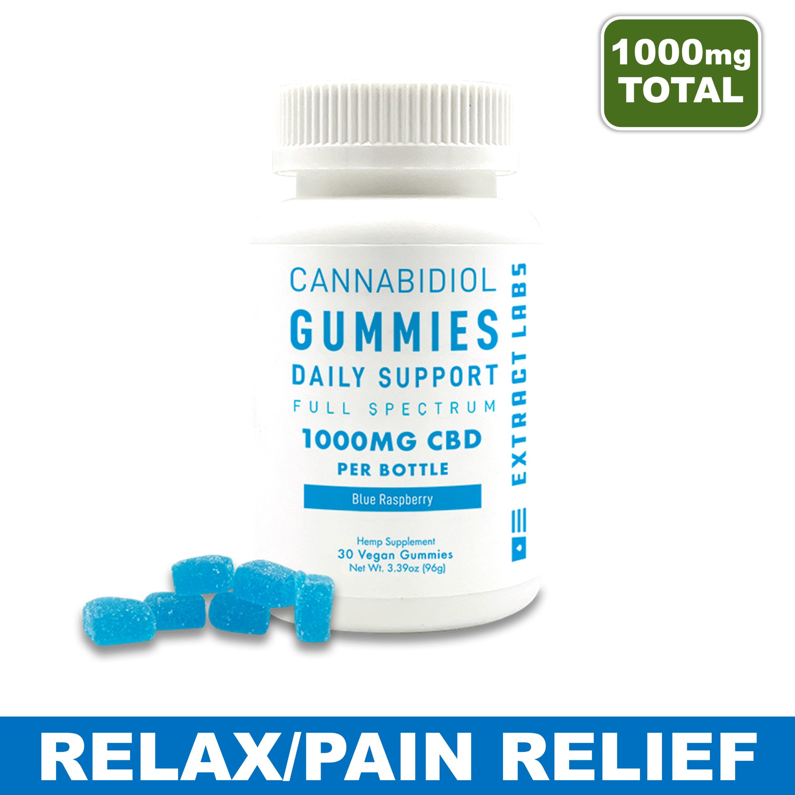 Blue Raspberry CBD Gummies