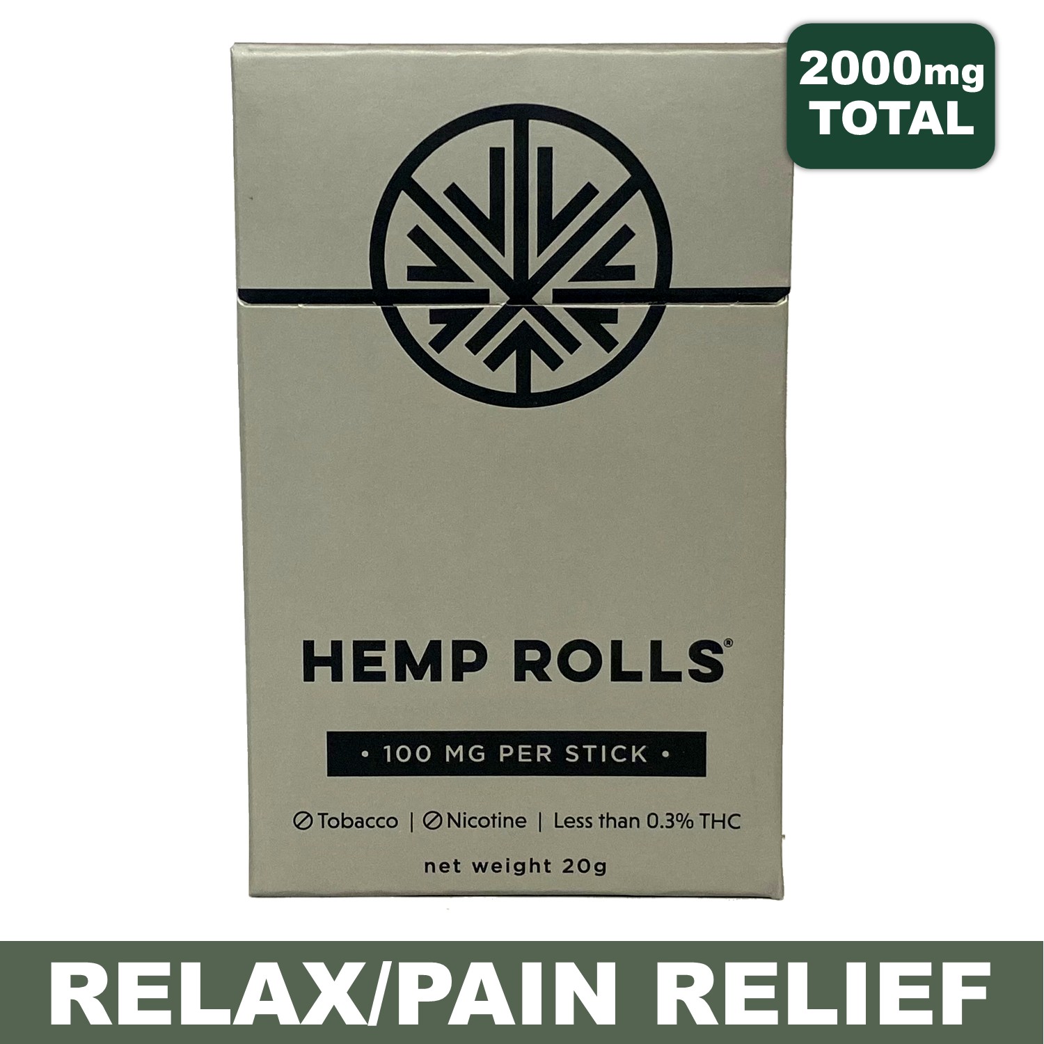 Hemp Rolls - Hemp Cigarettes Pack - Full Spectrum