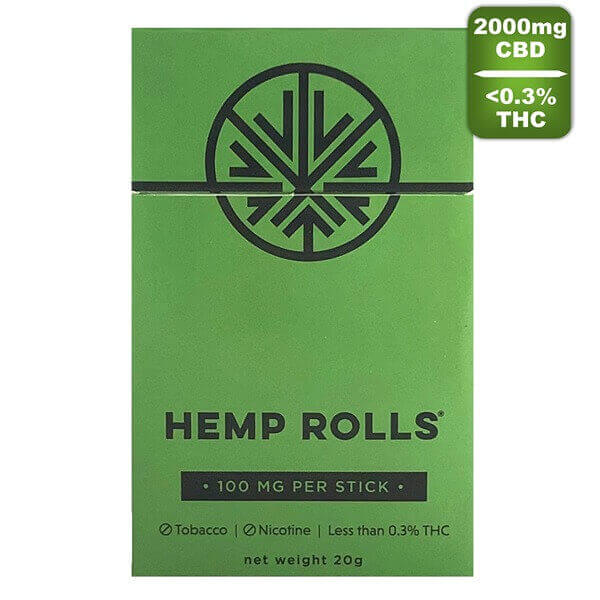 Hemp rolls - menthol hemp cigarettes - full spectrum