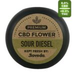 Sour Diesel Flower - 7 grams - CBD + THC 4