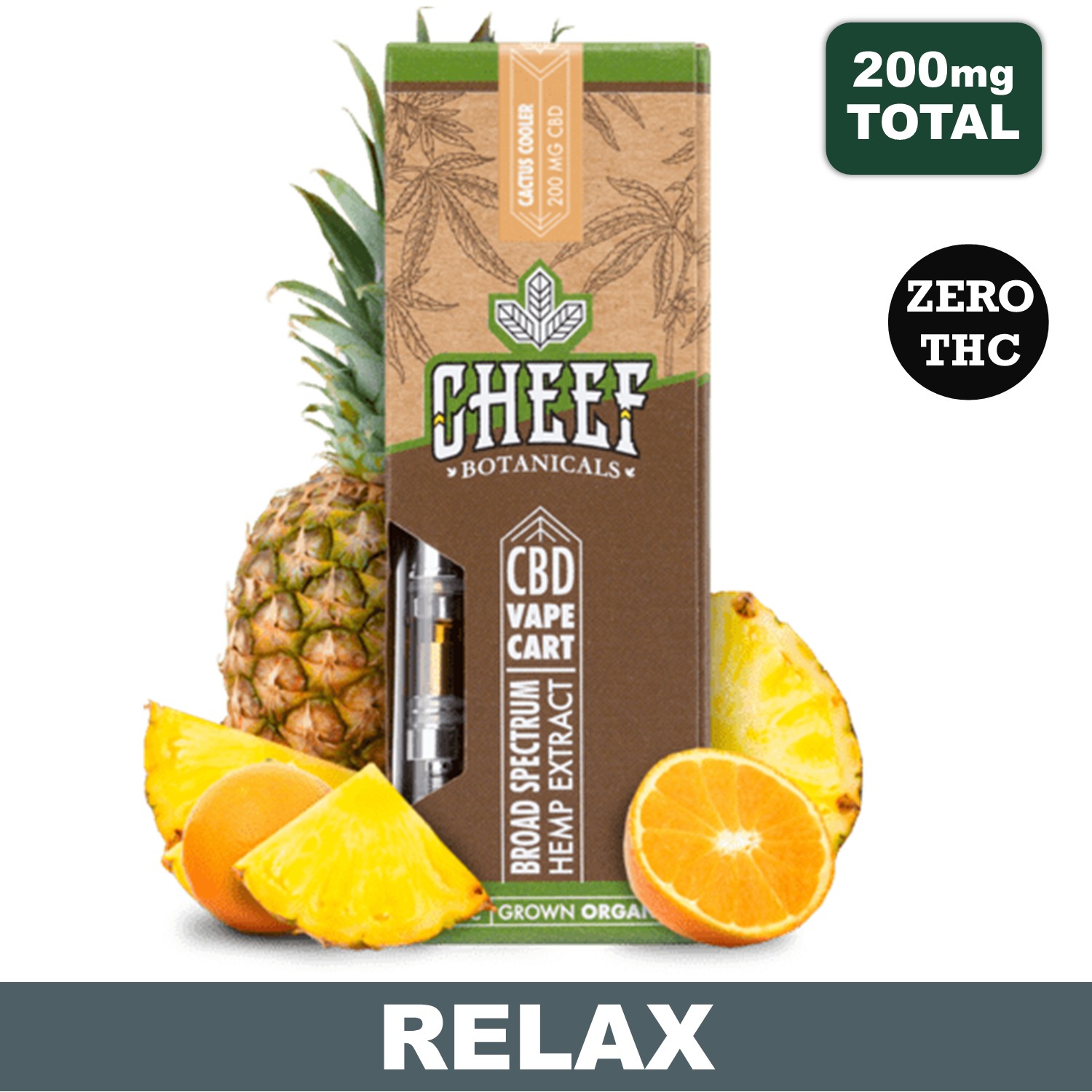 Cactus Cooler Vape Cartridge - 1 Gram CBD, 200mg