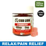 Strawberry CBD Gummies - 500mg CBD