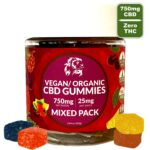 Tropical Vegan Organic CBD Gummies - 750mg CBD