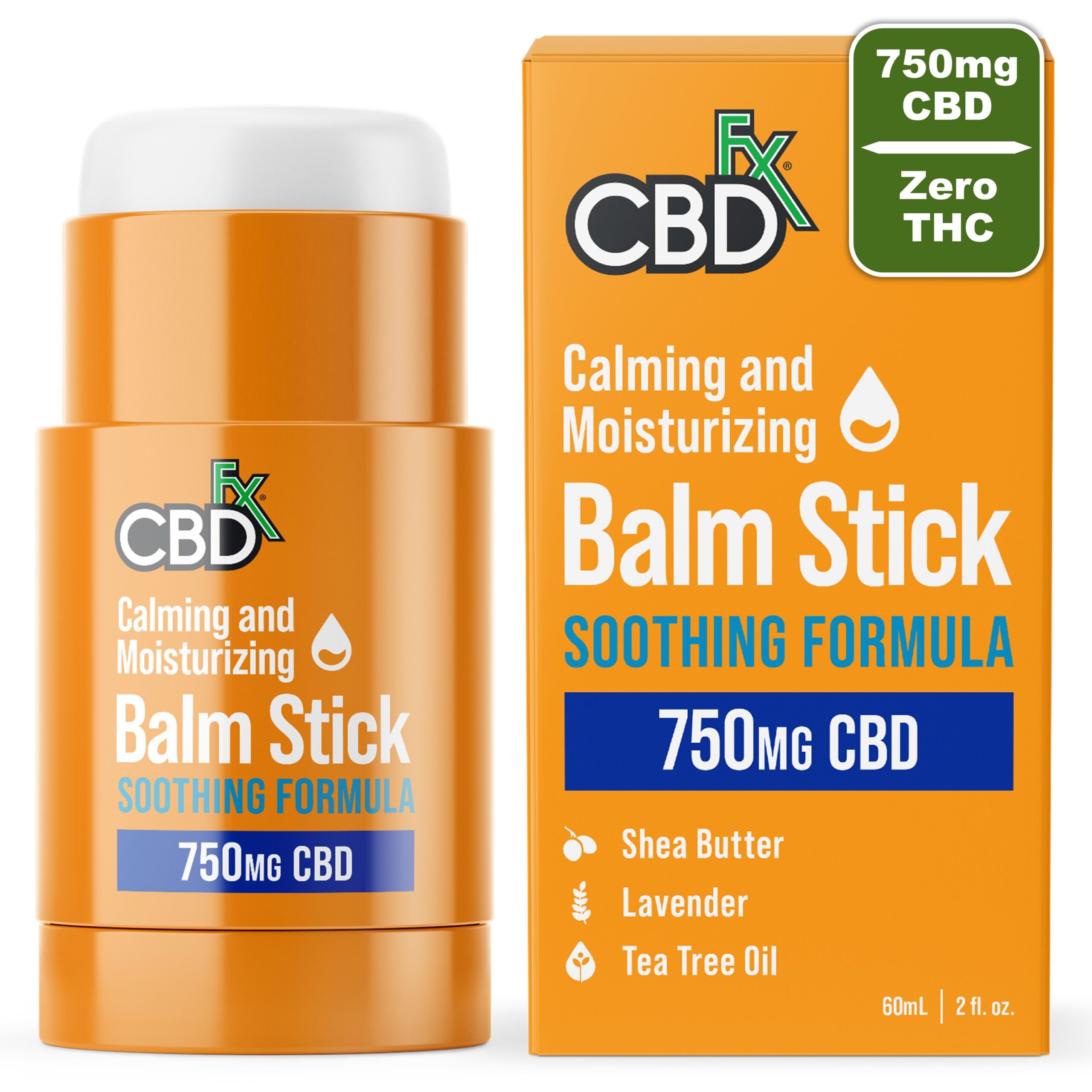 cbdfx, balm stick, broad spectrum, soothing formula (2)