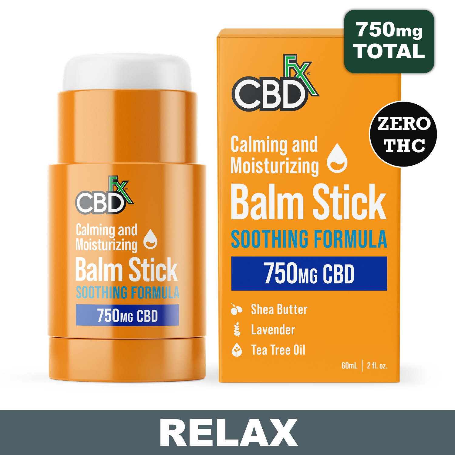 Lavender CBD Balm Stick - 750mg CBD - Soothing Formula