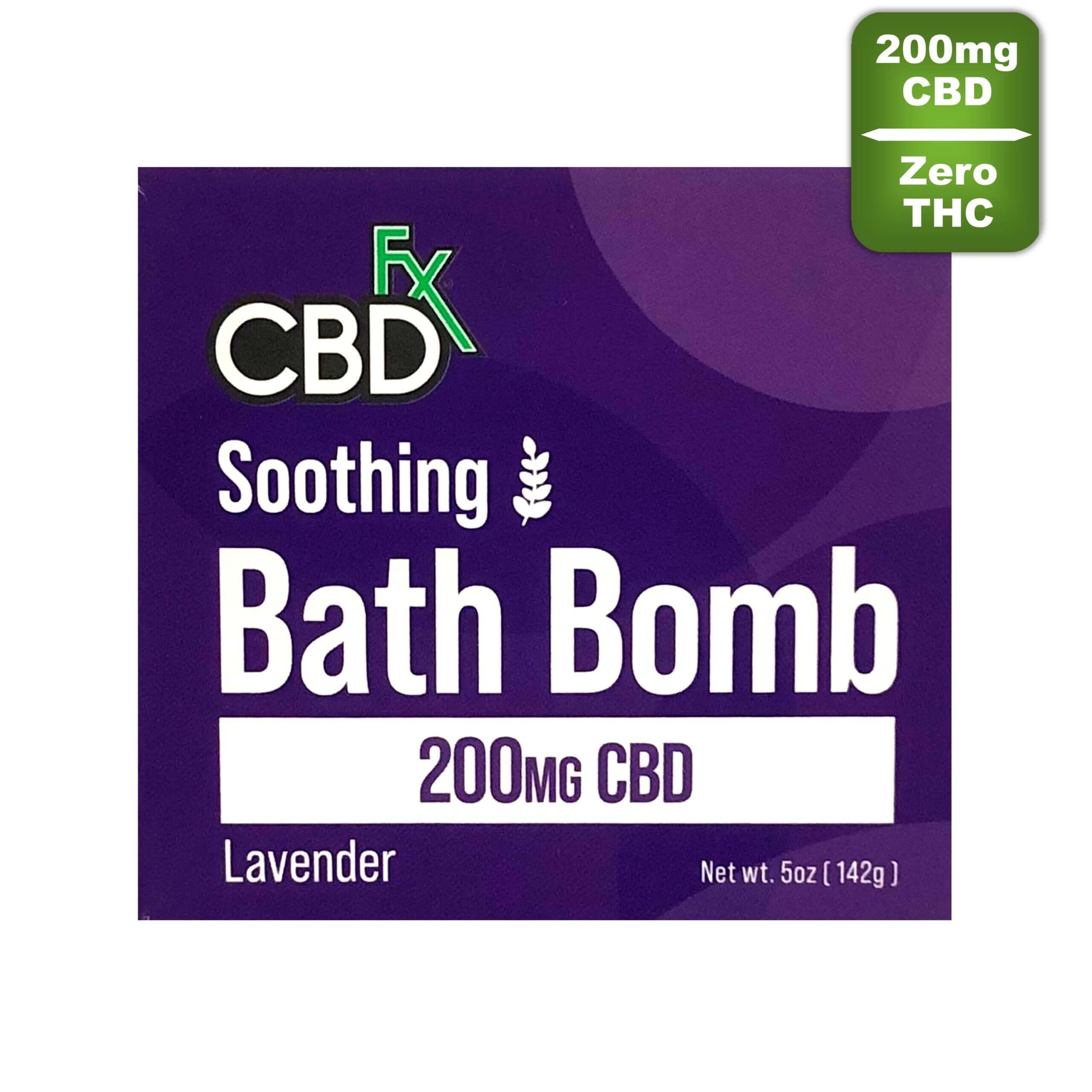 cbdfx, bath bomb, broad spectrum, soothing