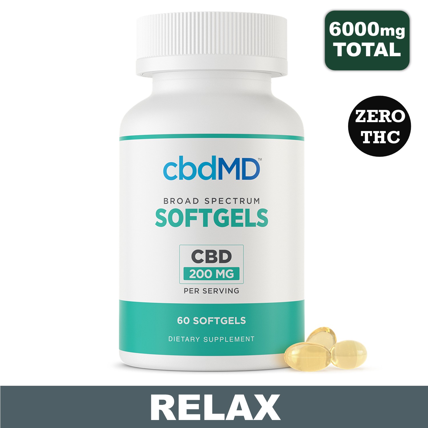 CBD Softgels - 6000mg CBD