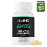 CBD Softgels - 6000mg CBD + 180mg THC