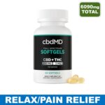 CBD Softgels - 6000mg CBD + 180mg THC