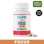 Focus CBD Softgels - 1000mg CBD + CBG