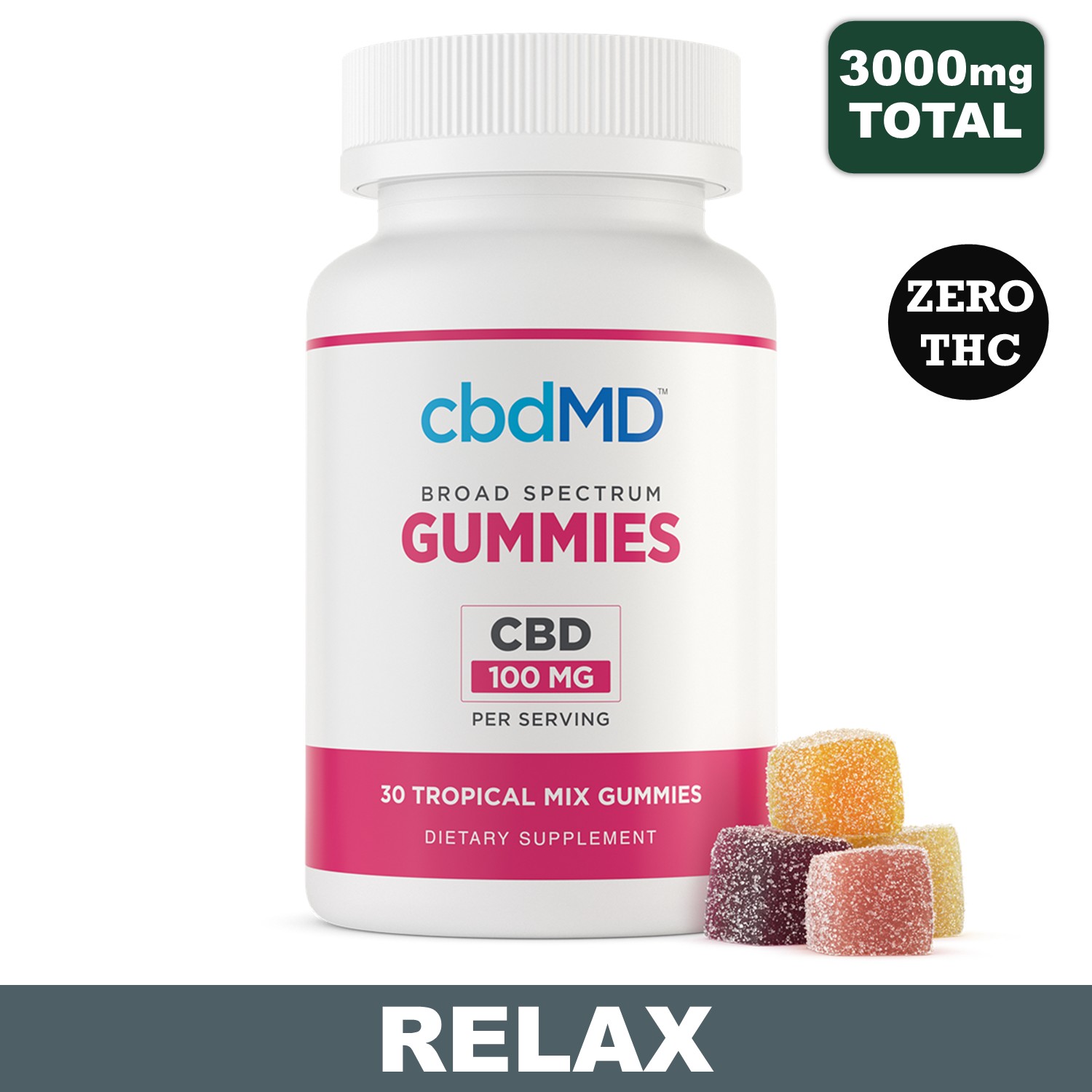 Tropical CBD Gummies - 3000mg CBD