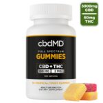 CBDmd Tropical CBD Gummies - THC + CBD 3000mg