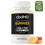 Tropical CBD + THC Gummies - 6000mg