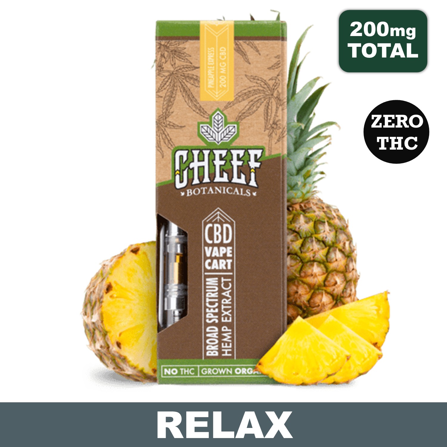 Pineapple Express Vape Cartridge - 1 Gram CBD, 200mg