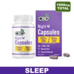 Night Time Capsules - 900mg CBD + 900mg CBN