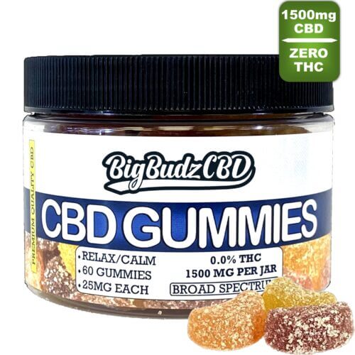 Broad Spectrum CBD Gummies - 25mg each gummy