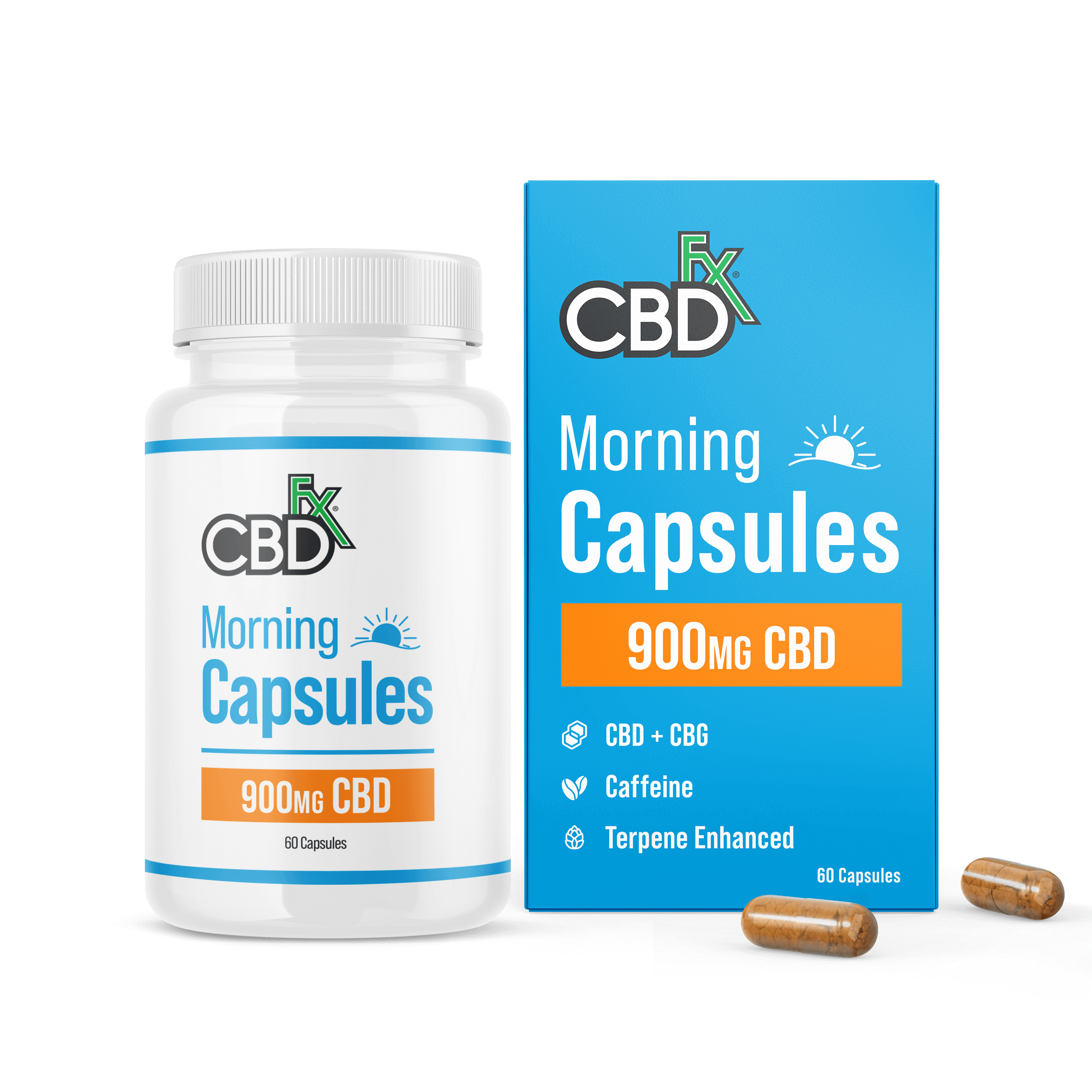 Get Your CBD + Caffeine Products Online - morning-capsules-900mg