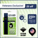 (Veteran Exclusive Discount) Gorilla Glue Vape Pen 500mg – 1ML 500mg CBD + THC ($5 OFF)