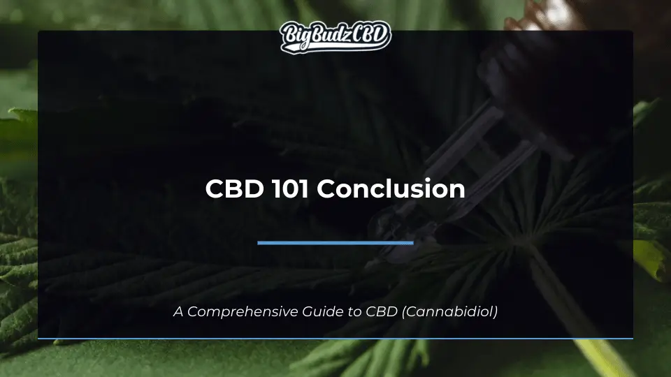 CBD 101 Conclusion