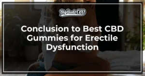 Conclusion to Best CBD Gummies for Erectile Dysfunction