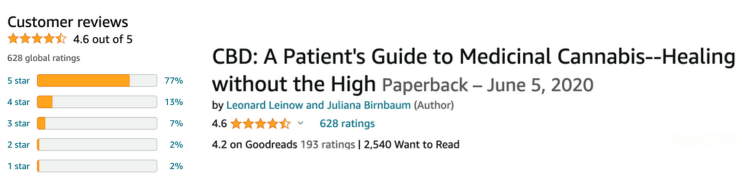 CBD_ A Patient's Guide to Medicinal Cannabis - Healing without the High Reviews