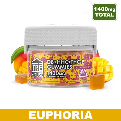 Mango Delta 8 Gummies with HHC and THC-P