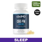 CBDMD CBD Sleep Softgels Broad Spectrum,1000mg