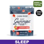 CannaRiver Strawberry Mangp CBD Sleep Gummies for sale online