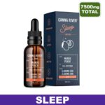 CannaRiver - FSO Sleep Tincture - CBD + CBN - 7500mg - Mango Peach