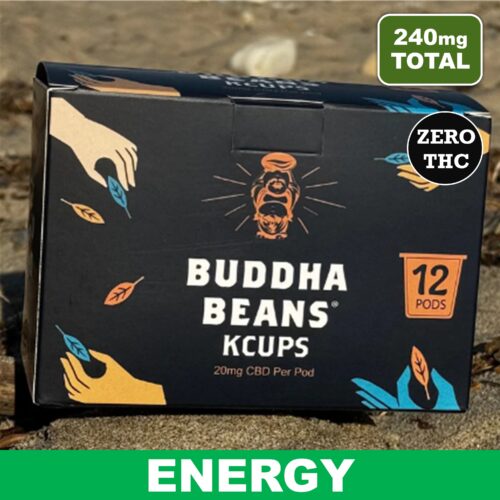 Buddha Beans Kcup CBD Coffee 12 Count Box for Sale