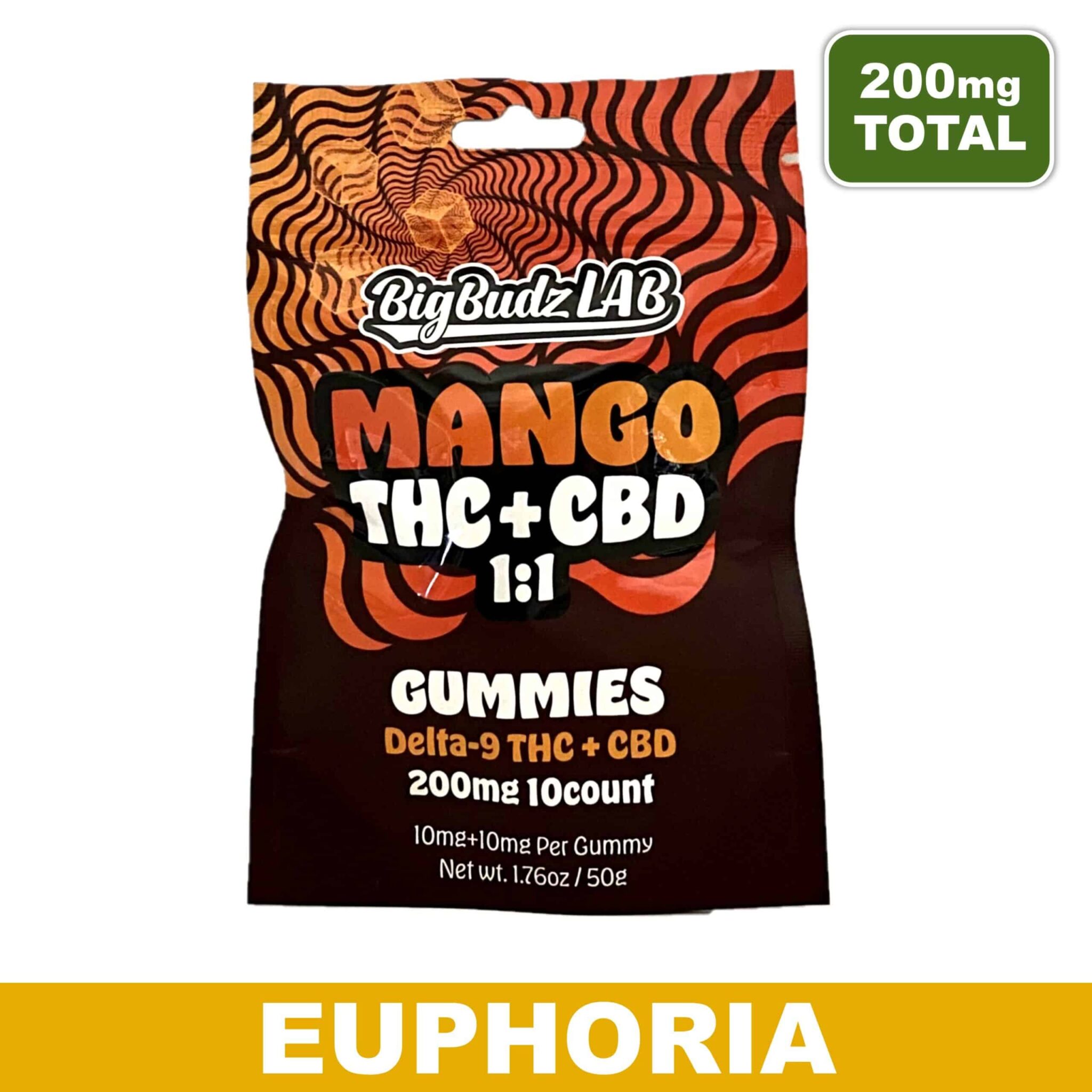 Wholesale - Mango Delta 9 THC + CBD Gummies