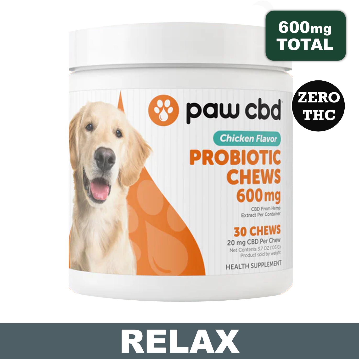 Broad Spectrum CBD Dog Probiotic Chews