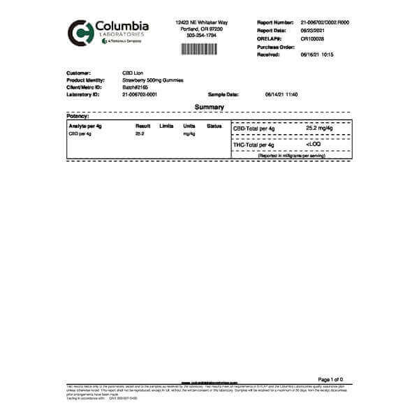Buy strawberry CBD gummies online